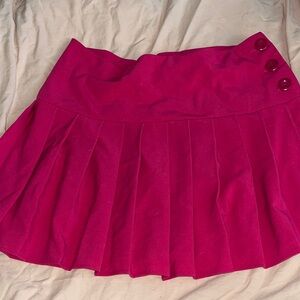 Max Rave Vibrant Pink Mini Skirt